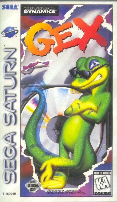 Gex box art for Sega Saturn