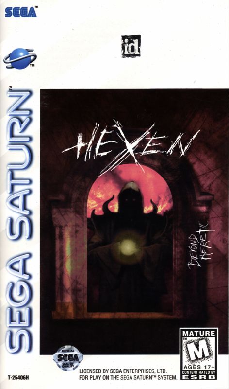 Hexen box art for Sega Saturn