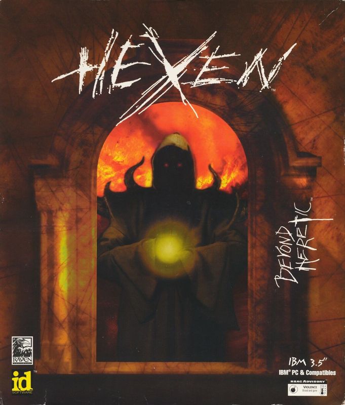 Hexen box art for Sega Saturn