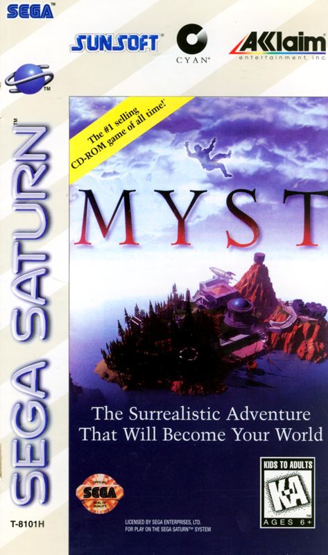 Myst box art for Sega Saturn