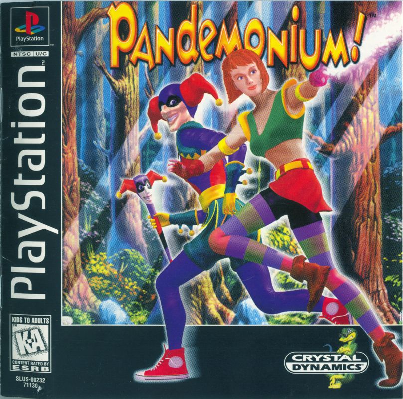 Pandemonium box art for Sega Saturn