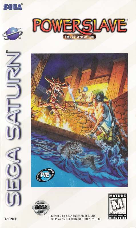 Powerslave box art for Sega Saturn
