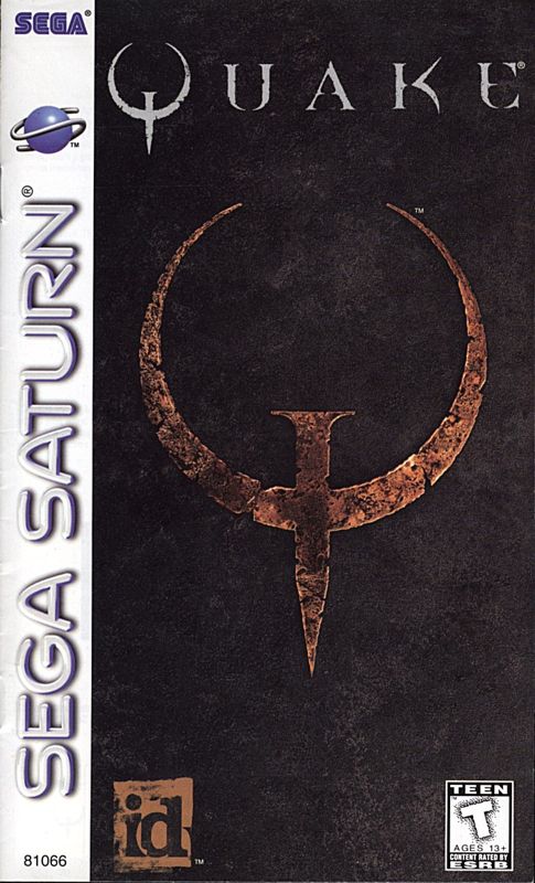 Quake box art for Sega Saturn