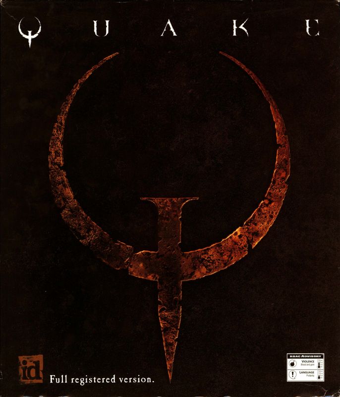 Quake box art for Sega Saturn