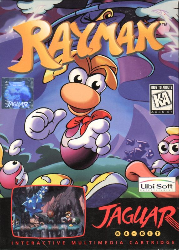 Rayman box art for Sega Saturn