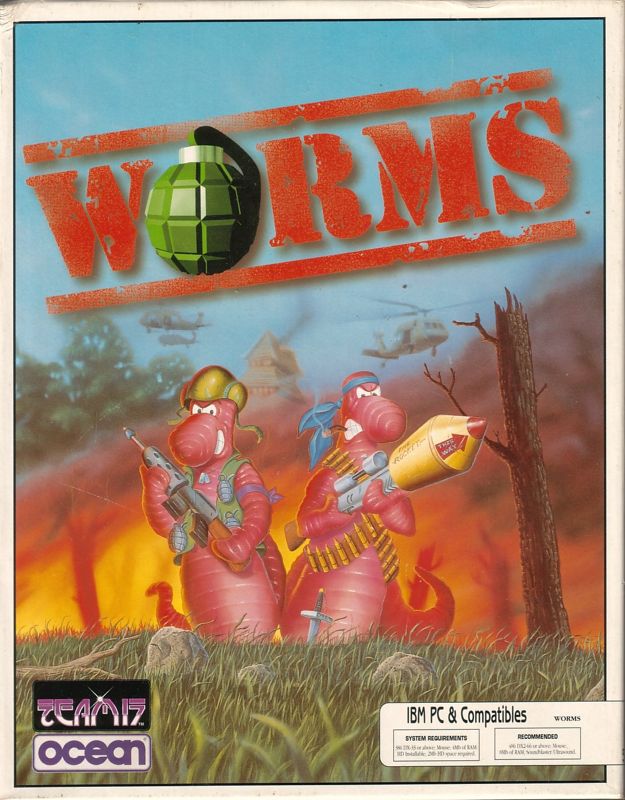 Worms box art for Sega Saturn