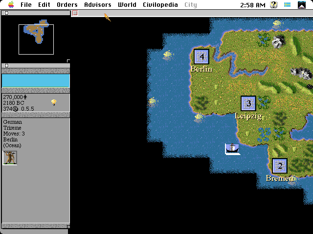 Civilization screenshot 3 for Sega Saturn