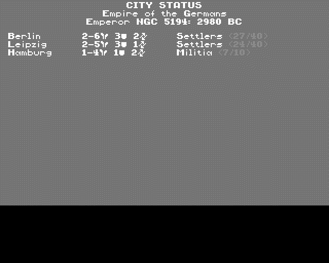 Civilization screenshot 4 for Sega Saturn