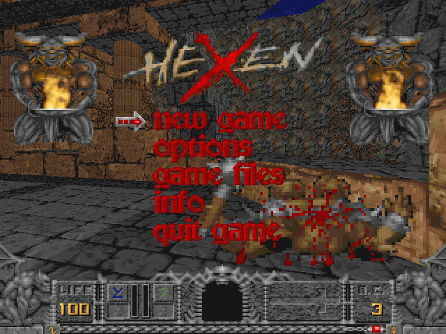 Hexen screenshot 5 for Sega Saturn
