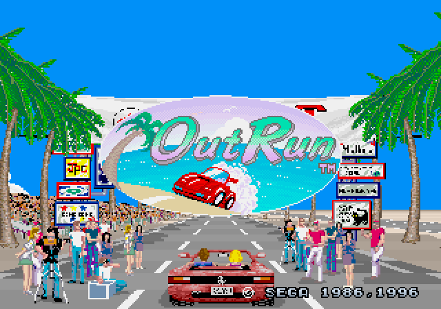 OutRun screenshot 3 for Sega Saturn