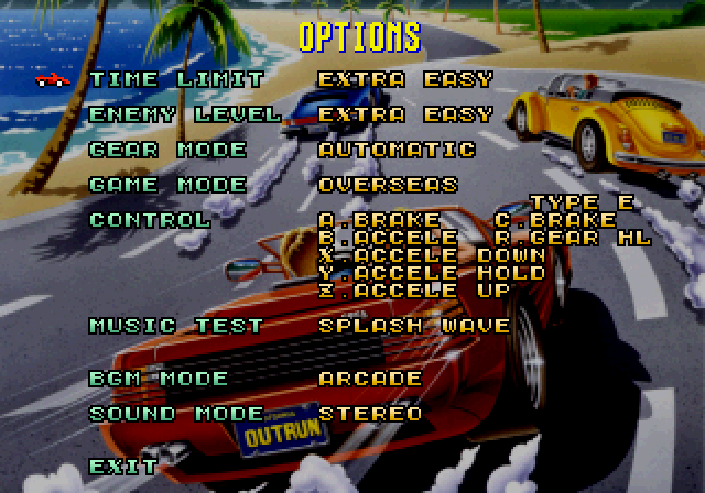 OutRun screenshot 4 for Sega Saturn