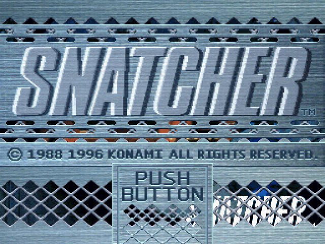 Snatcher screenshot 2 for Sega Saturn