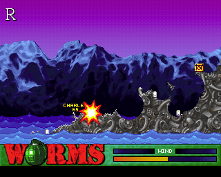 Worms screenshot 4 for Sega Saturn