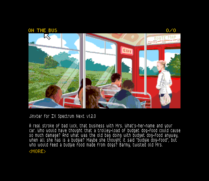 Jinxter screenshot 4 for ZX Spectrum
