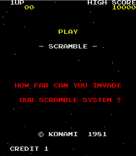 Scramble screenshot 3 for ZX Spectrum