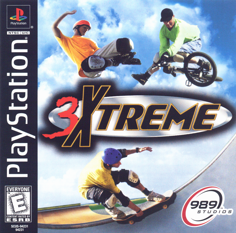 3Xtreme box art for Playstation