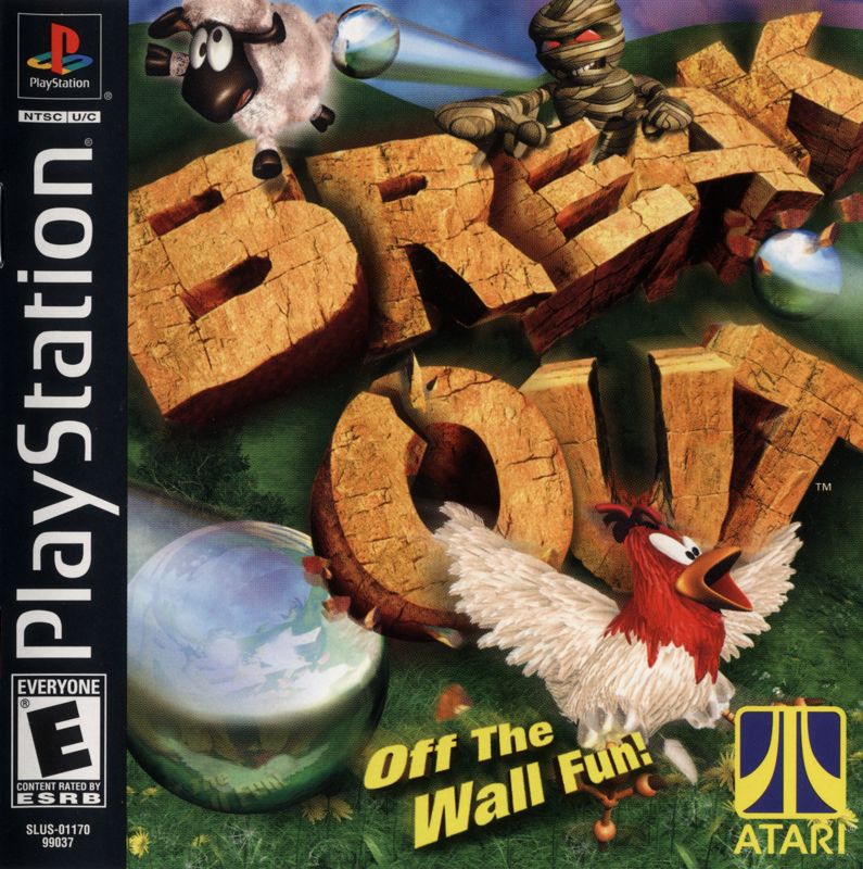 Breakout box art for Playstation
