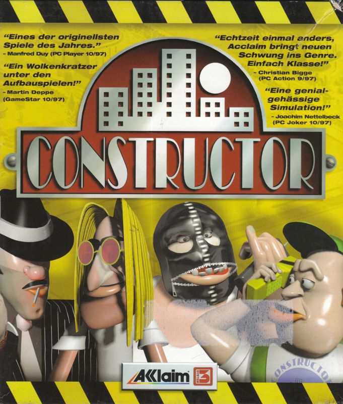 Constructor box art for Playstation