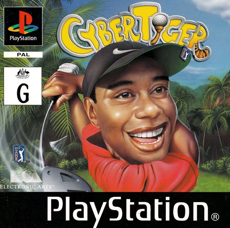 CyberTiger box art for Playstation