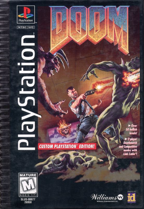 Doom box art for Playstation