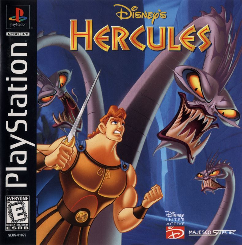 Hercules box art for Playstation