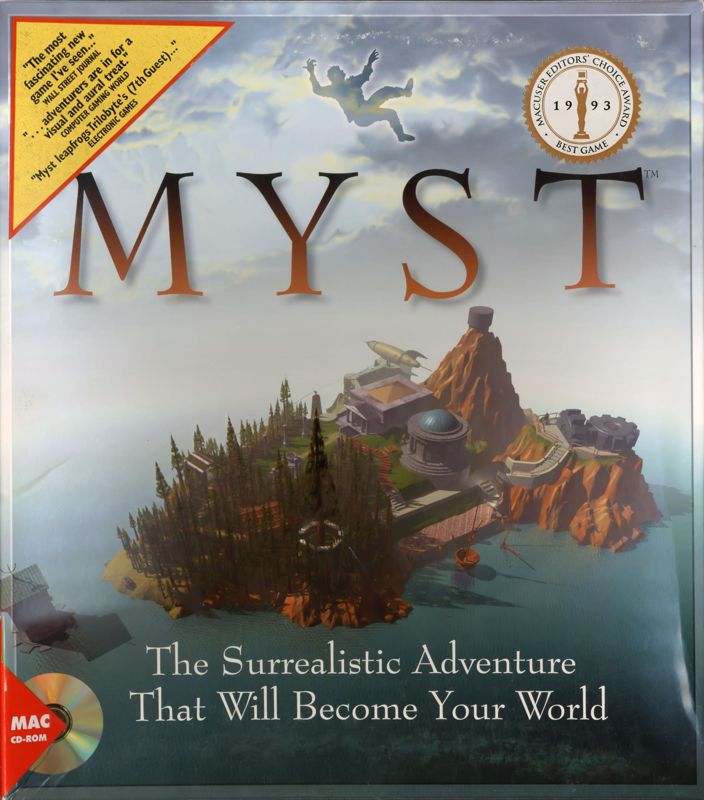 Myst box art for Playstation