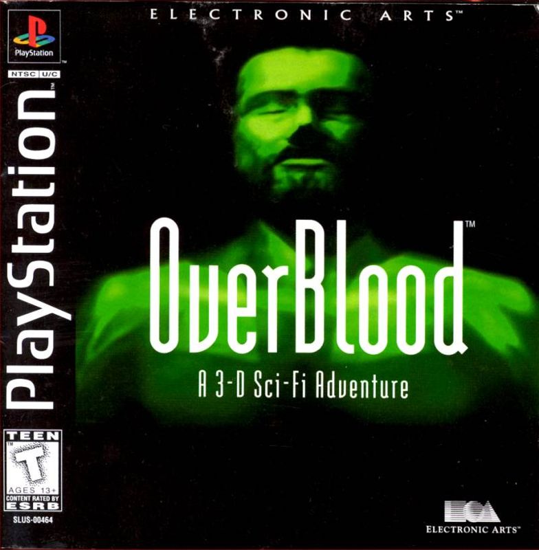 OverBlood box art for Playstation