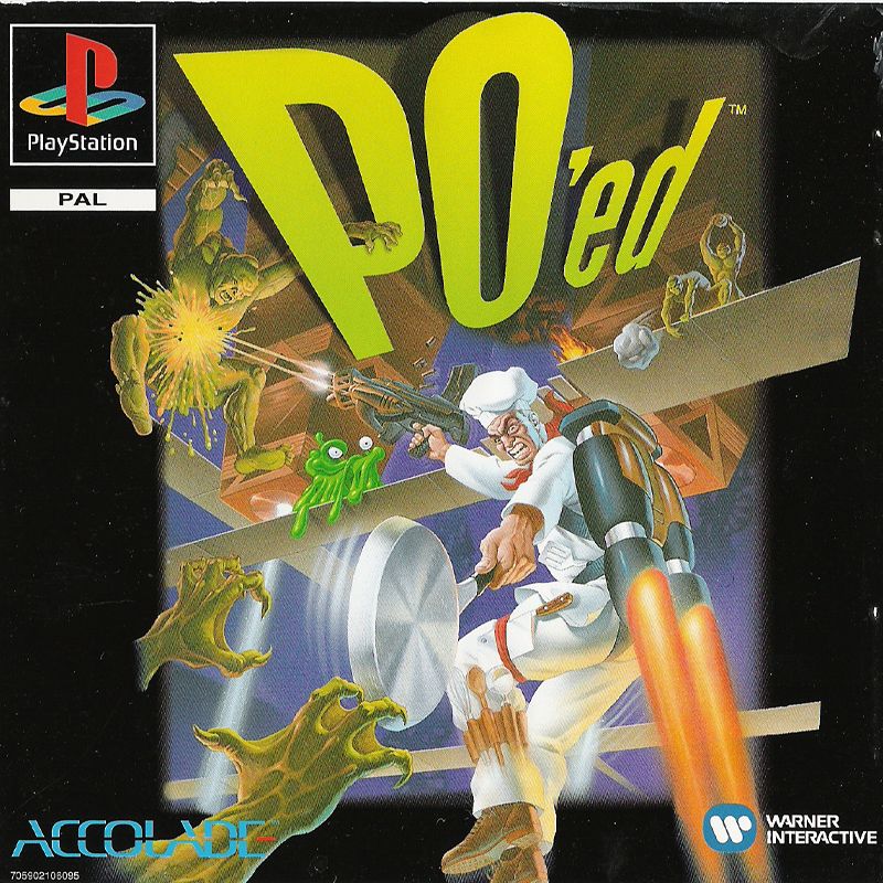PO'ed box art for Playstation