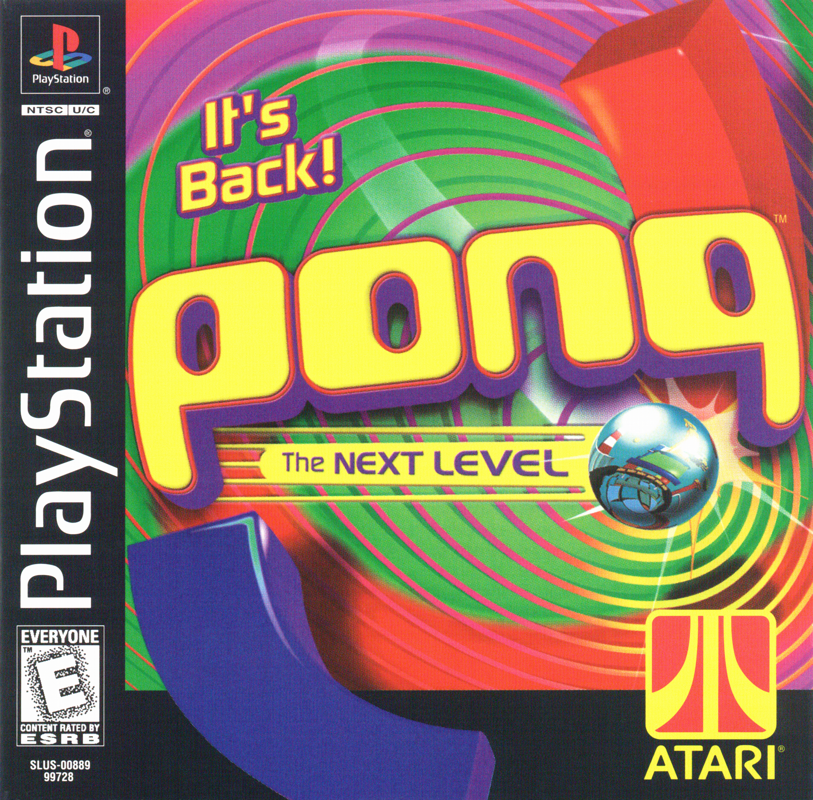 Pong box art for Playstation