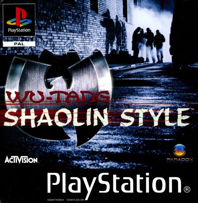 Shaolin box art for Playstation