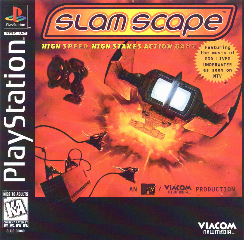 SlamScape box art for Playstation