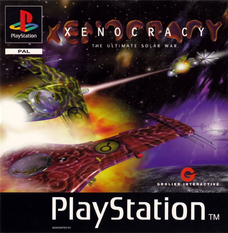 Xenocracy box art for Playstation