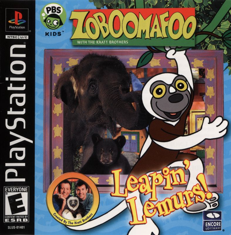 Zoboomafoo box art for Playstation