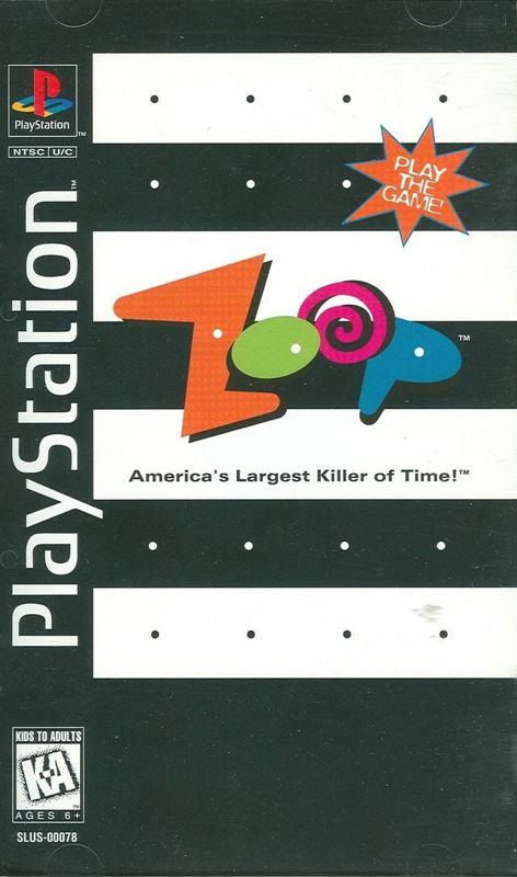 Zoop box art for Playstation