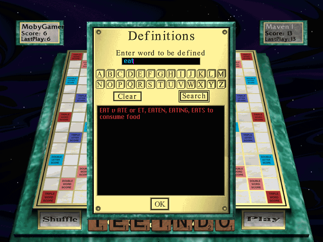 Scrabble screenshot 4 for Playstation