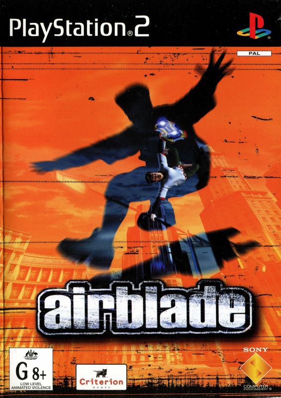 Airblade box art for Playstation 2