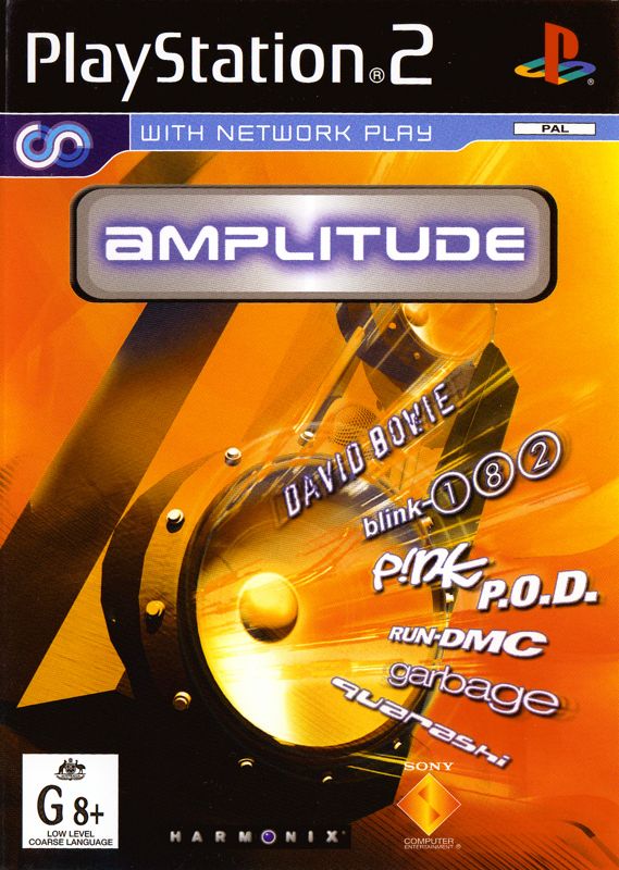 Amplitude box art for Playstation 2