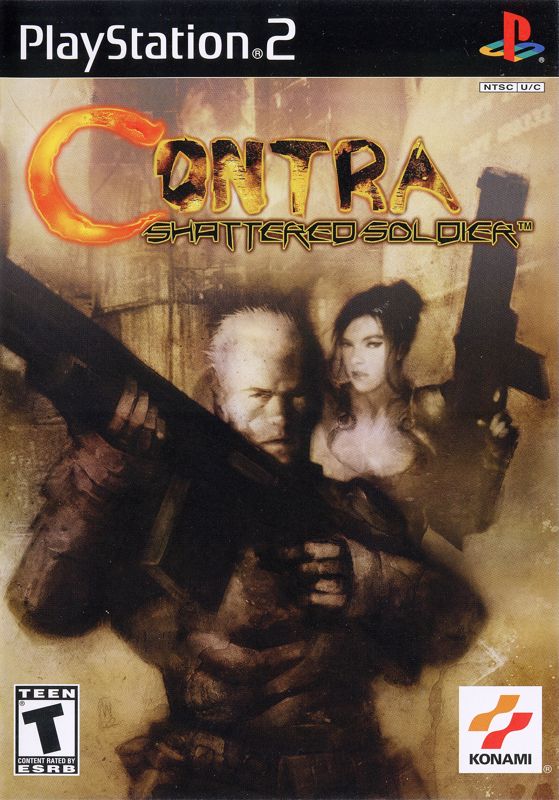 Contra box art for Playstation 2