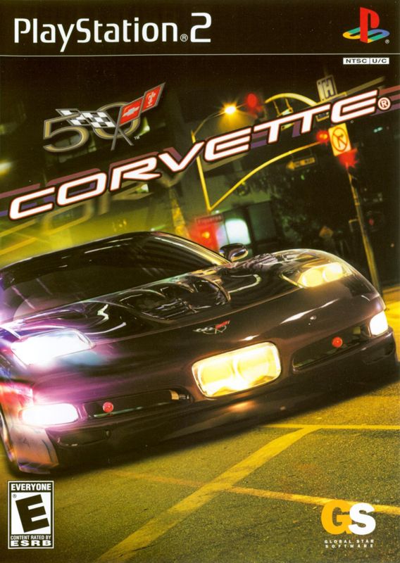 Corvette box art for Playstation 2