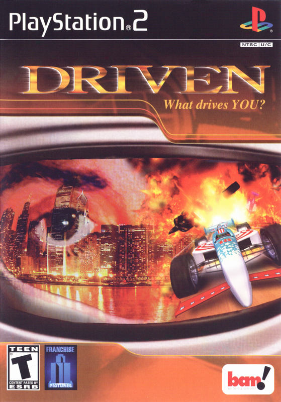 Driven box art for Playstation 2
