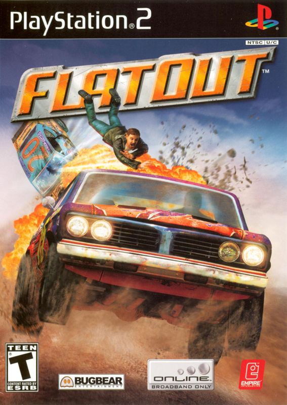Flatout box art for Playstation 2