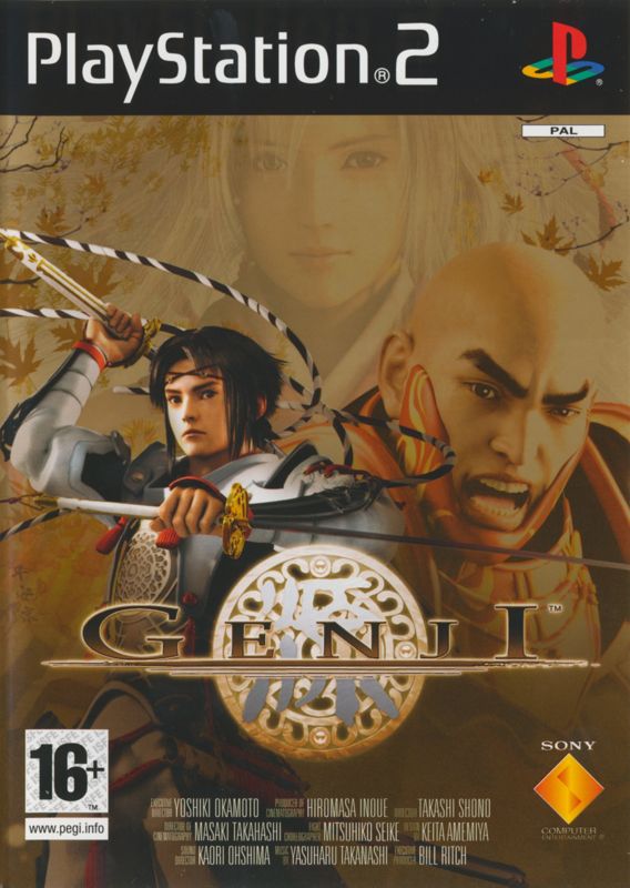 Genji Dawn of the Samurai box art for Playstation 2