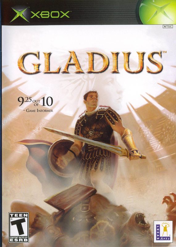 Gladius box art for Playstation 2