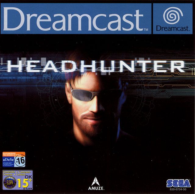 Headhunter box art for Playstation 2