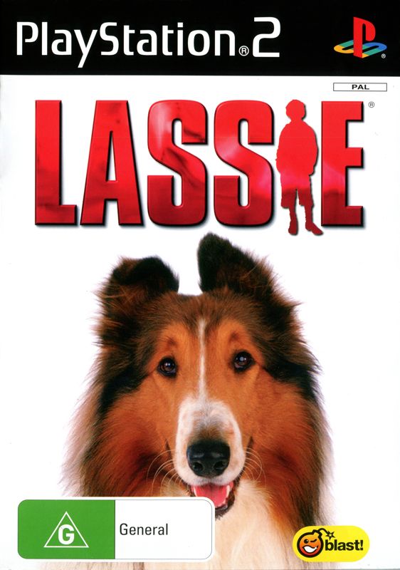 Lassie box art for Playstation 2
