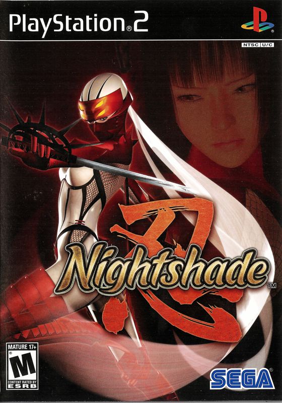 Nightshade box art for Playstation 2