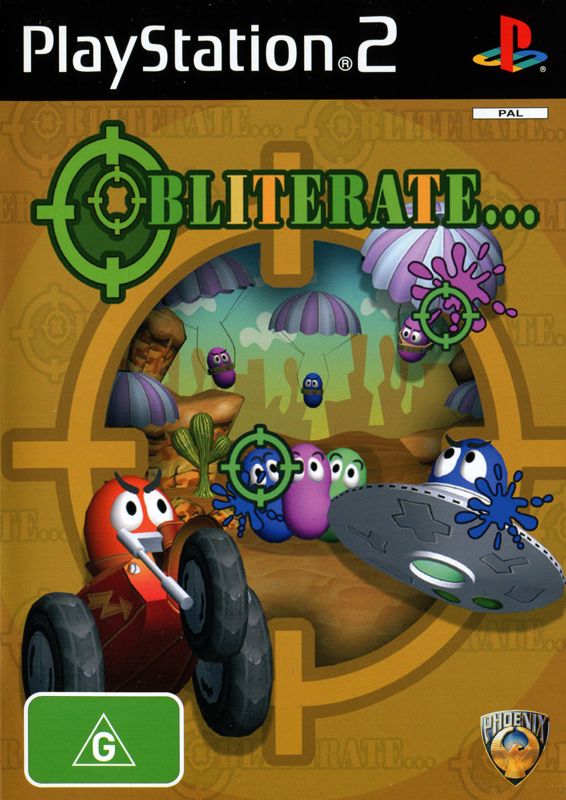 Obliterate box art for Playstation 2