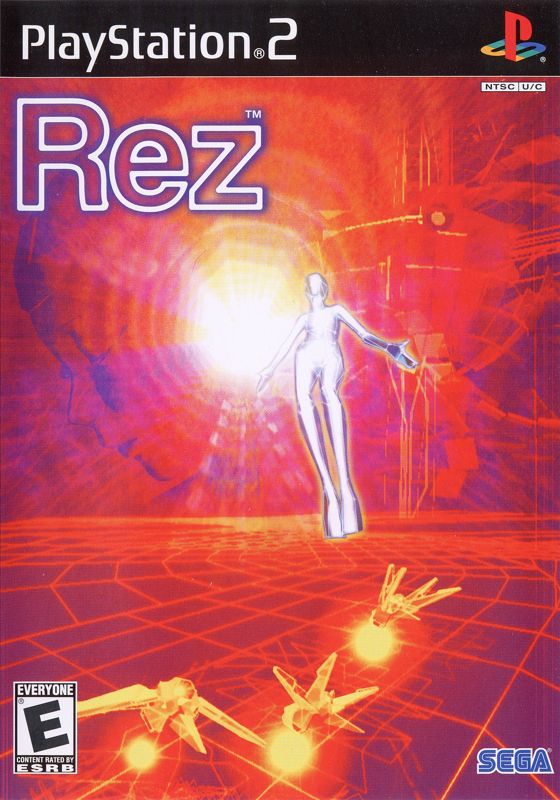 Rez box art for Playstation 2
