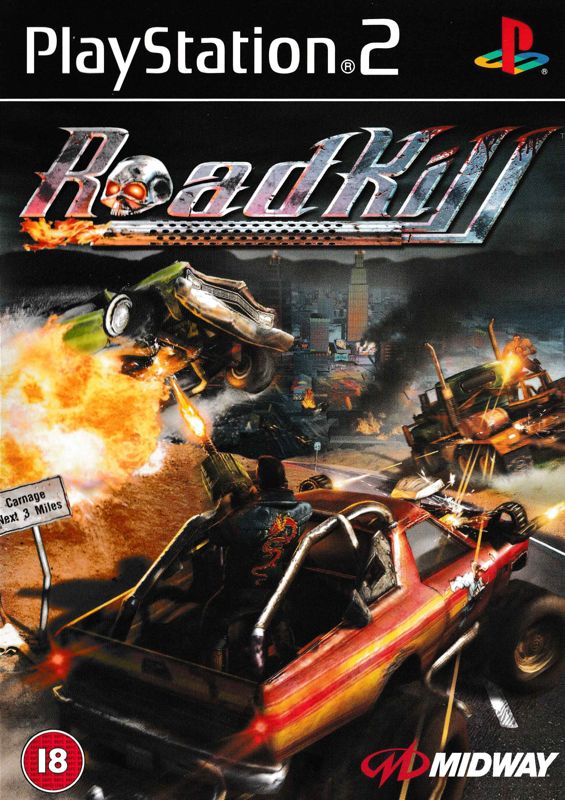Roadkill box art for Playstation 2
