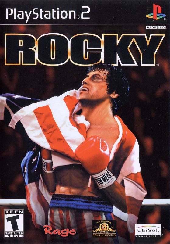 Rocky box art for Playstation 2